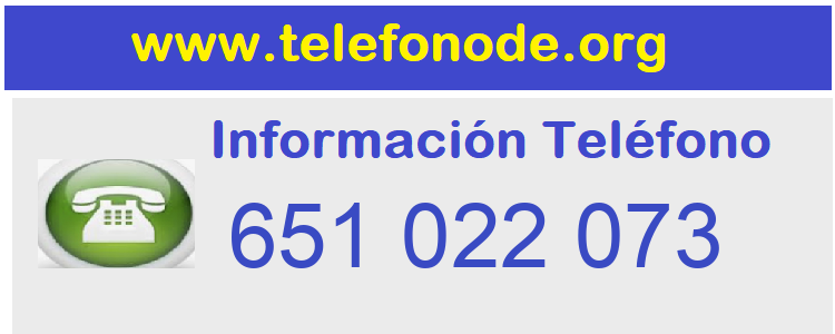 Telefono  651022073